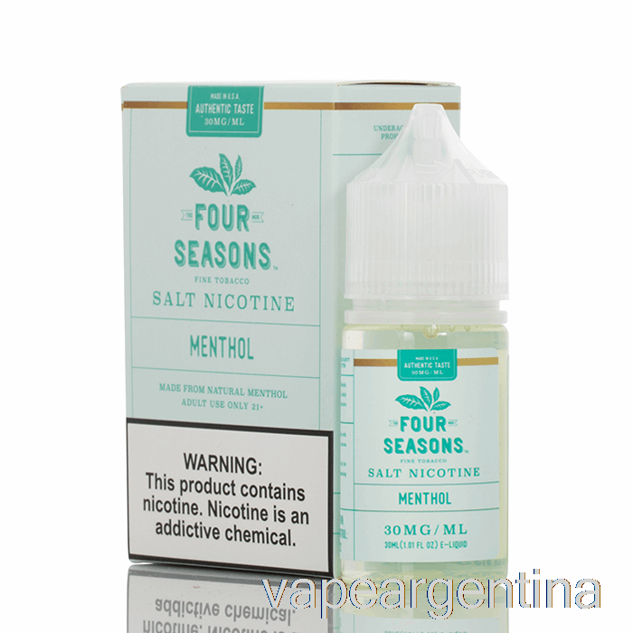 Sal Mentolada - Cuatro Estaciones - 30ml 30mg Vape Argentina